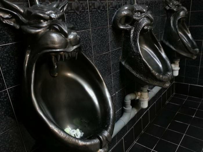 weird urinals