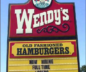 Wendys Hiring Funny Picture