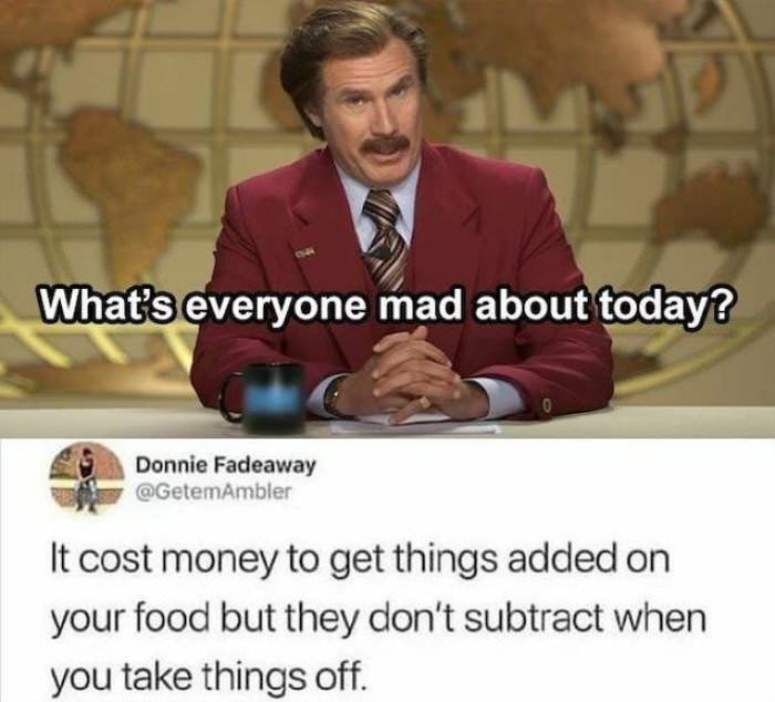 what are we mad about today