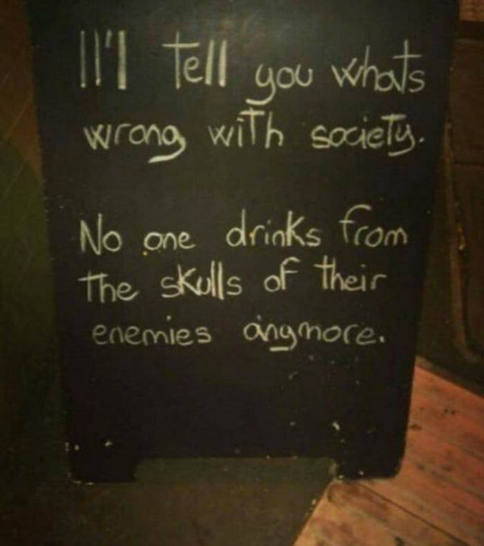 what is wrong with society