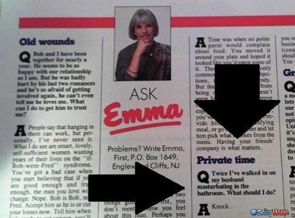 Ask Emma funny picture