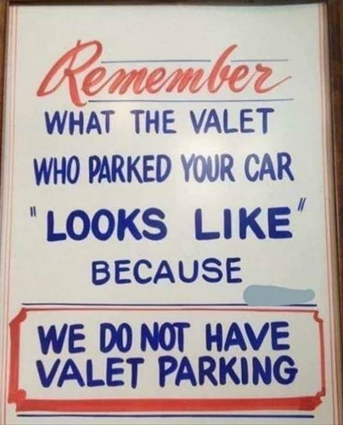 what the valet