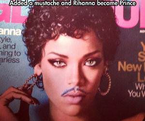 what a mustache can do funny picture