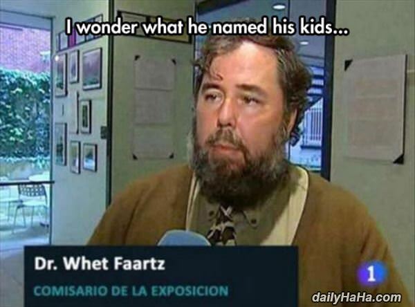 what did he name his kids funny picture