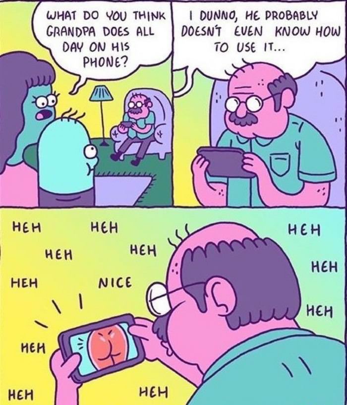 what does he do all day on the phone funny picture