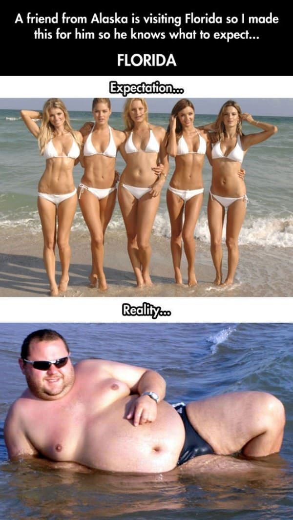 what to expect in florida funny picture