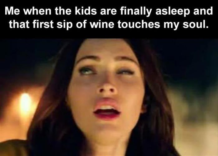 when the kids are finally asleep
