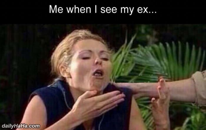 when i see my ex funny picture