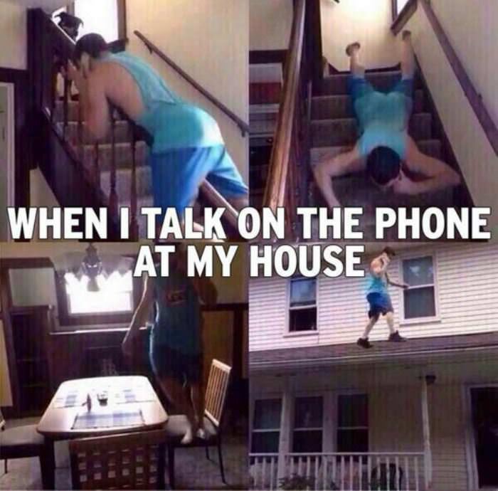 when i talk on the phone funny picture