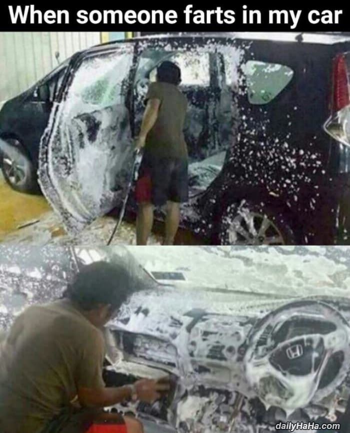 when someone farts in my car funny picture