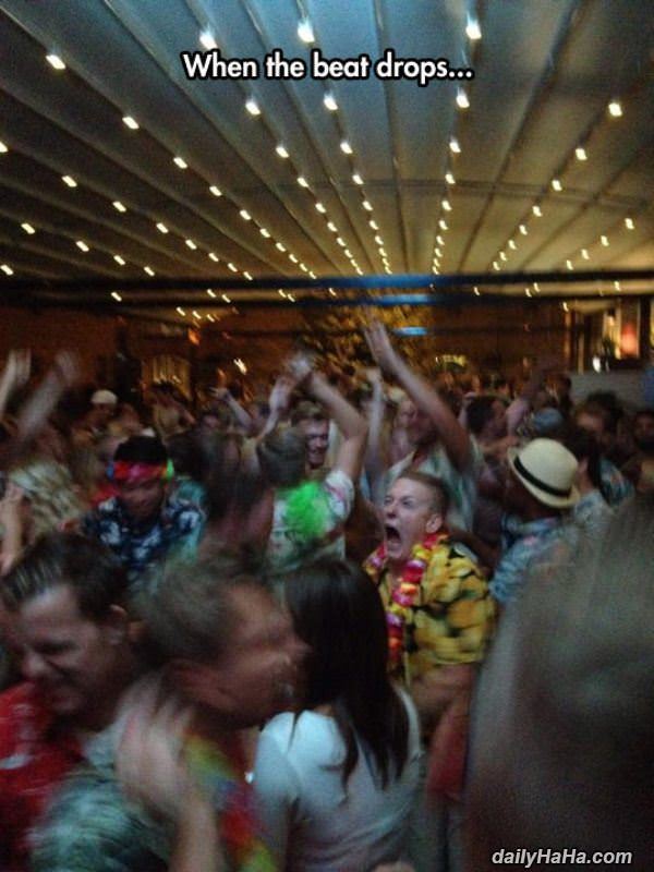 when the beat drops funny picture