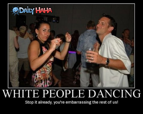White People Dancing funny picture
