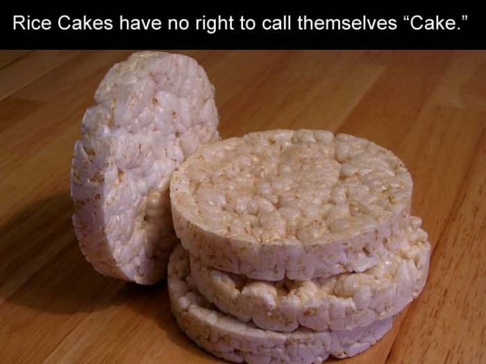 why are rice cakes called cakes funny picture