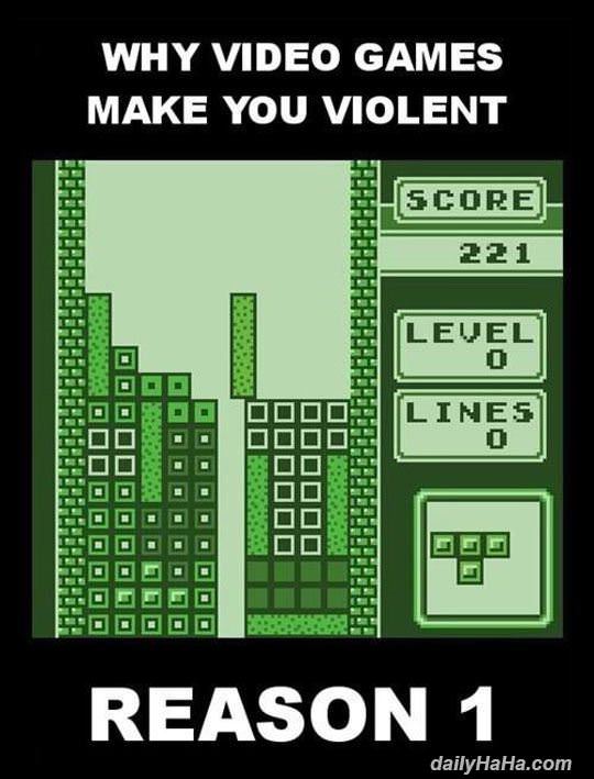 why video games make us violent funny picture