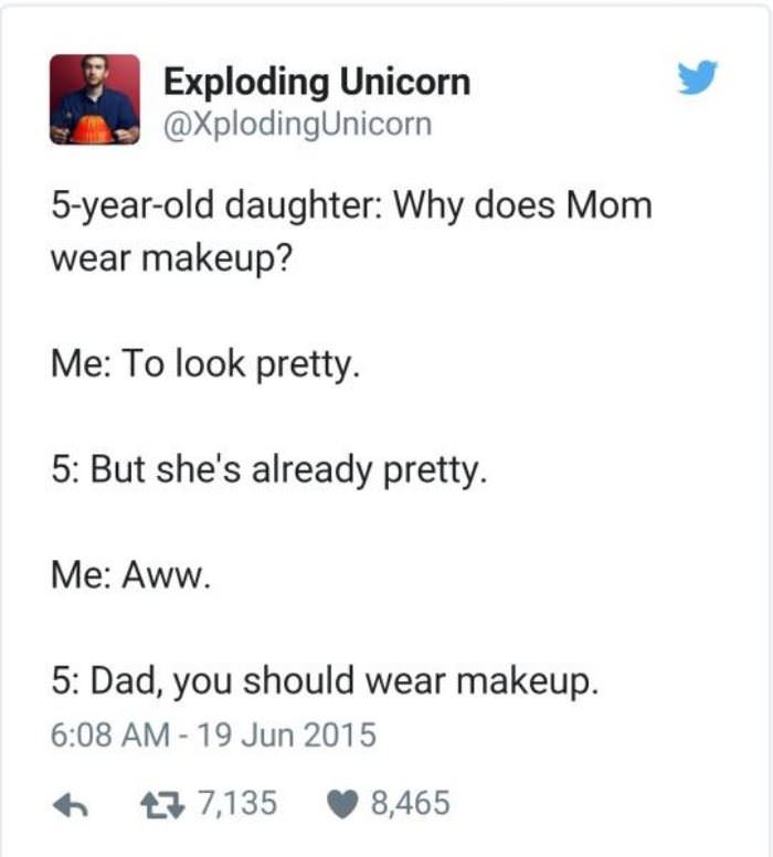 why wear makeup funny picture