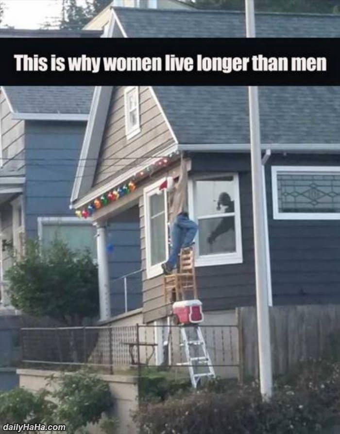 why women live longer funny picture