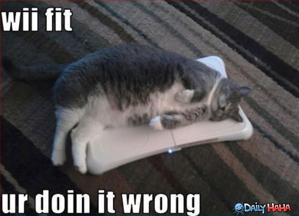 Wii Fit funny picture