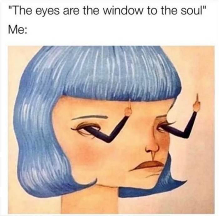 window to the soul