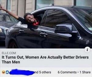 women are better drivers