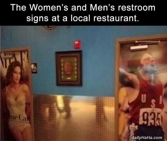 womens vs mens room funny picture