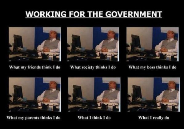 Government Employee funny picture