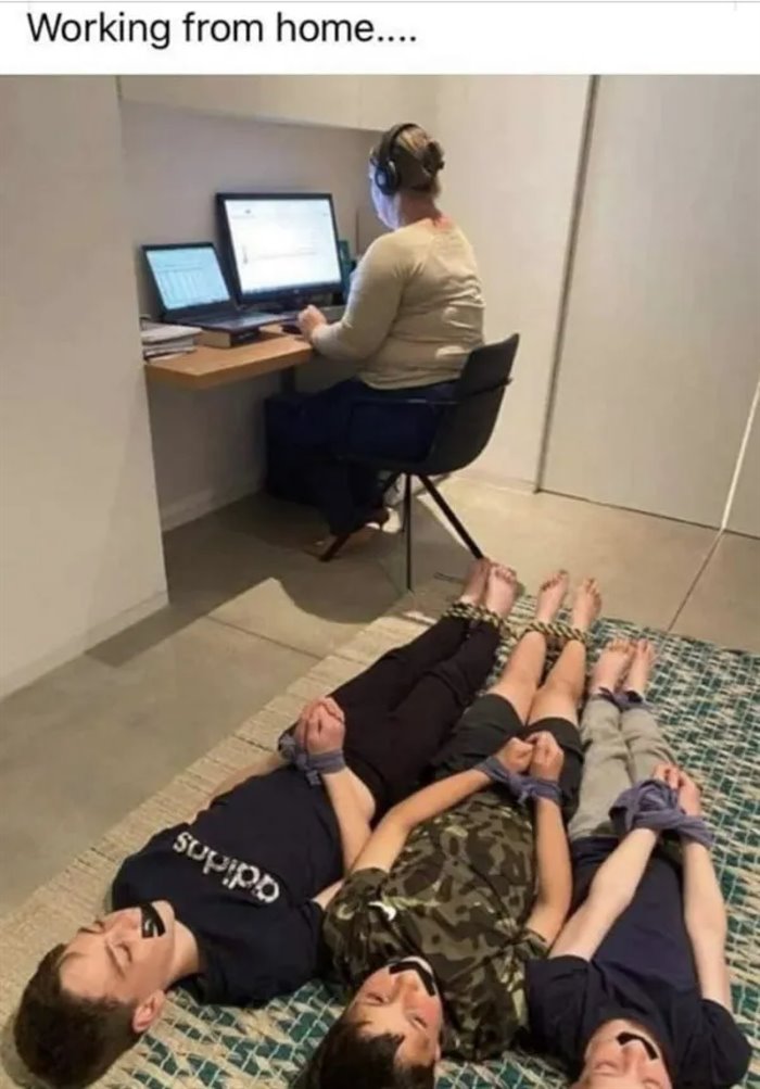 working from home ... 2