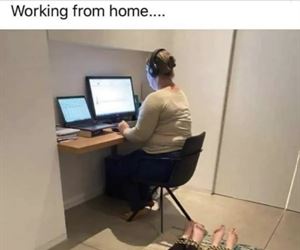 working from home ... 2