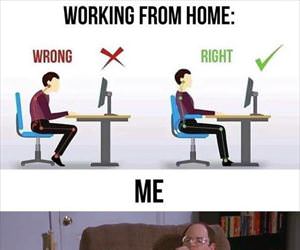 working from home ... 2
