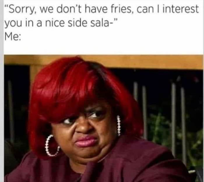 would you like a side salad