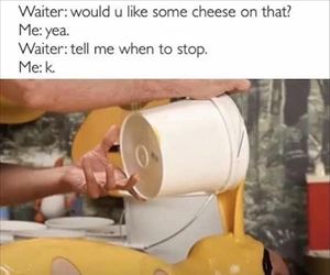 would you like cheese