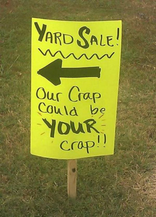 A Yard Sale Today funny picture