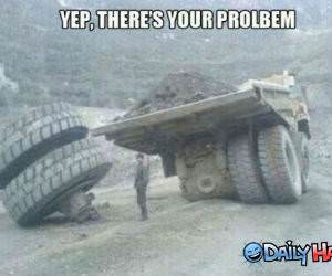 Stuck in a Rut funny picture