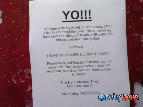 Yo Thief funny picture