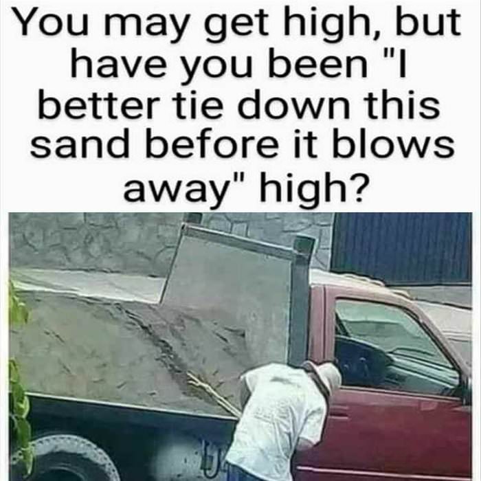 you may be high