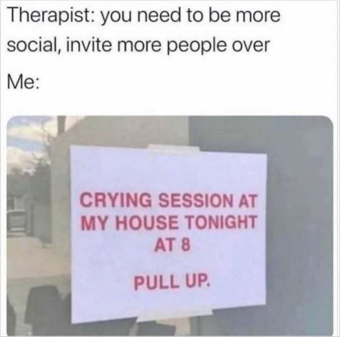 you need to be more social