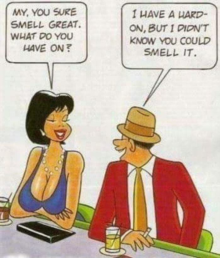 you smell great