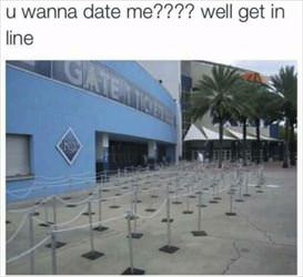 you want to date me ... 2