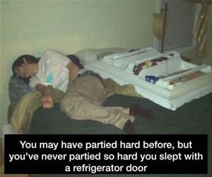 you may have partied hard funny picture