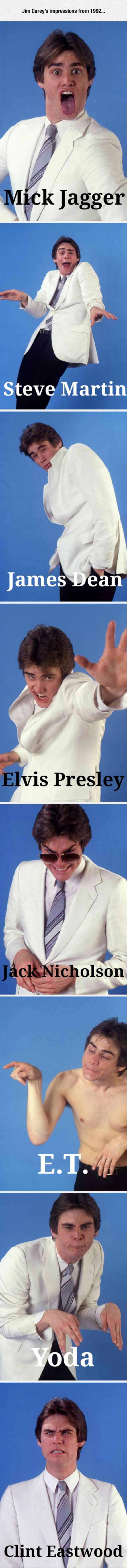 young jim carrey impressions funny picture