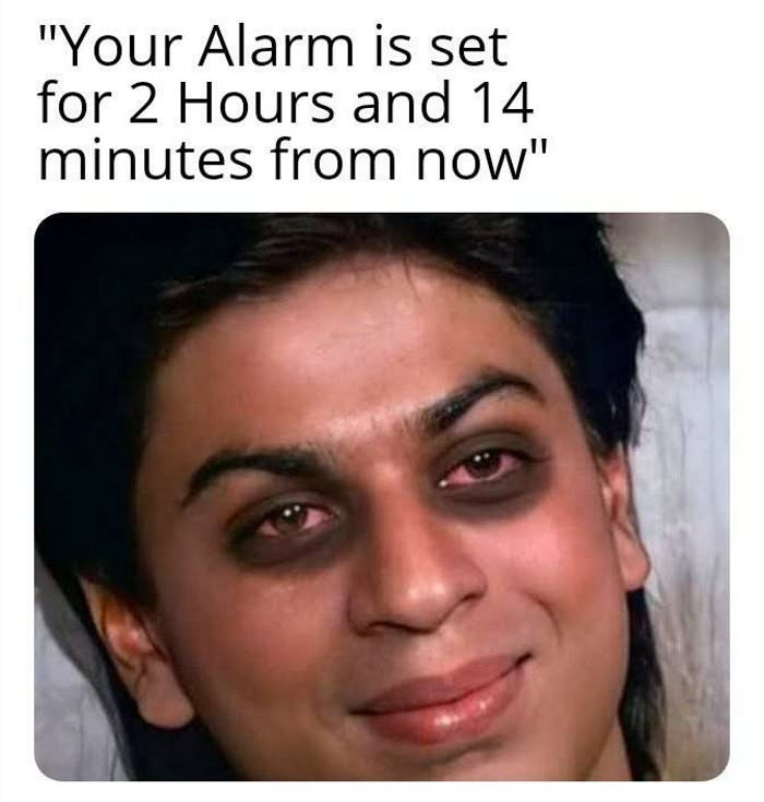 your alarm is set