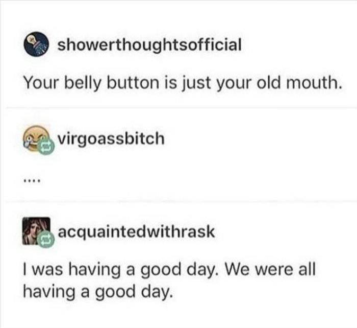 your belly button