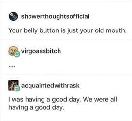 your belly button