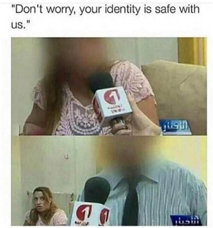 your identity is safe