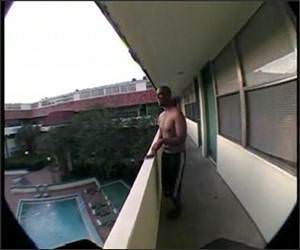  Funny 2nd Floor Belly Flop Video