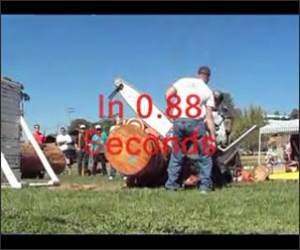 300 Hp Chainsaw Funny Video