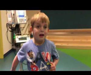 5 year olds reaction to getting a new