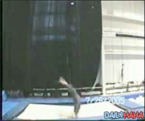 Amazing Trampoline Acrobatics Video