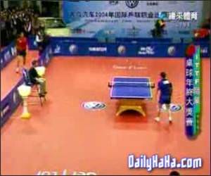 Amazing table tennis