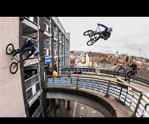 BMX with MASSIVE Bridge Gaps
