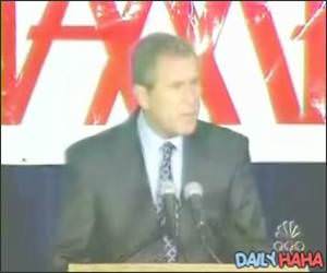 George Bush at his best video